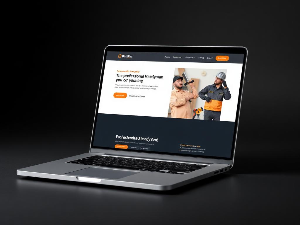 Handyman Services website design preview